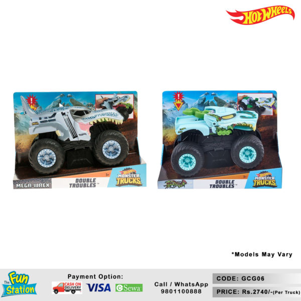 Roll over image to zoom in Hot Wheels Monster Trucks GCG06