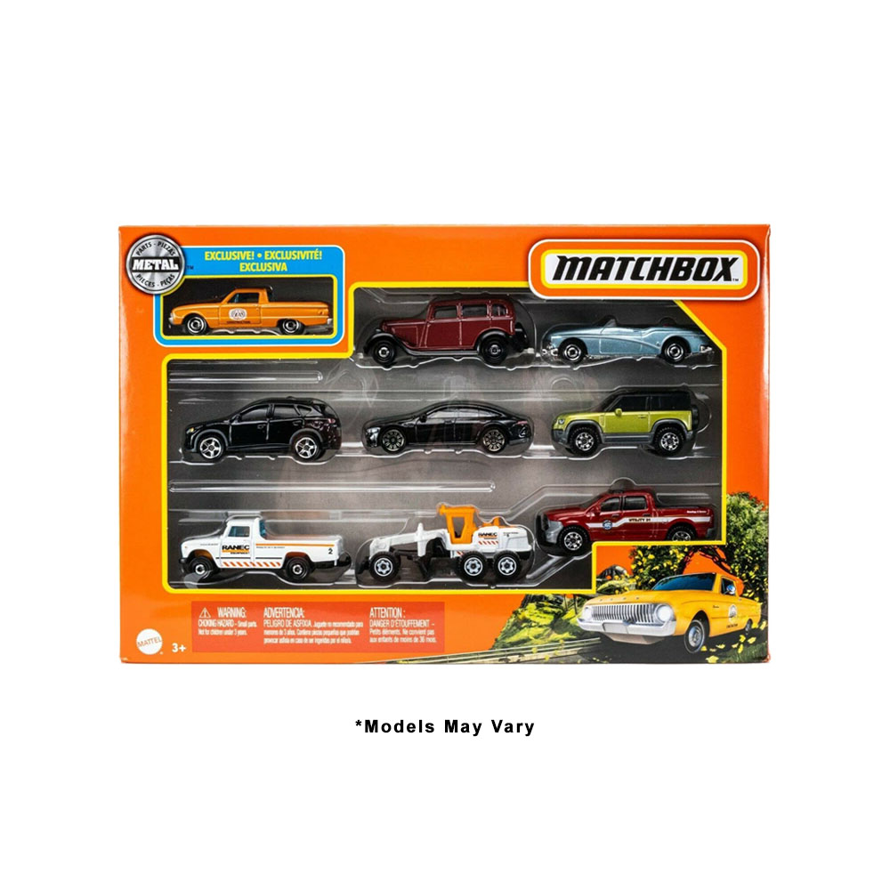 MATCHBOX 9 Car Gift Pack – Funstation