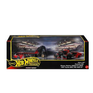 Hot Wheels Premium Collector Set Assortment - Advan Racing Team Vehicle Toy Minicar 4 Cars