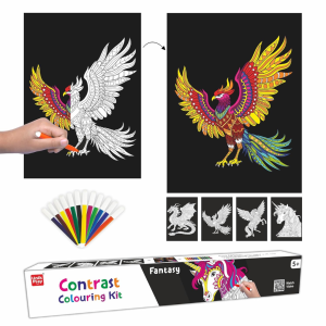 UNIKPLAY CONTRAST COLOURING KIT-FANTASY